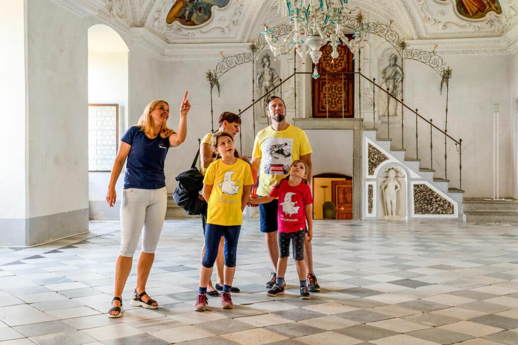 Burgmuseum Weisser Saal Burgführung Familie