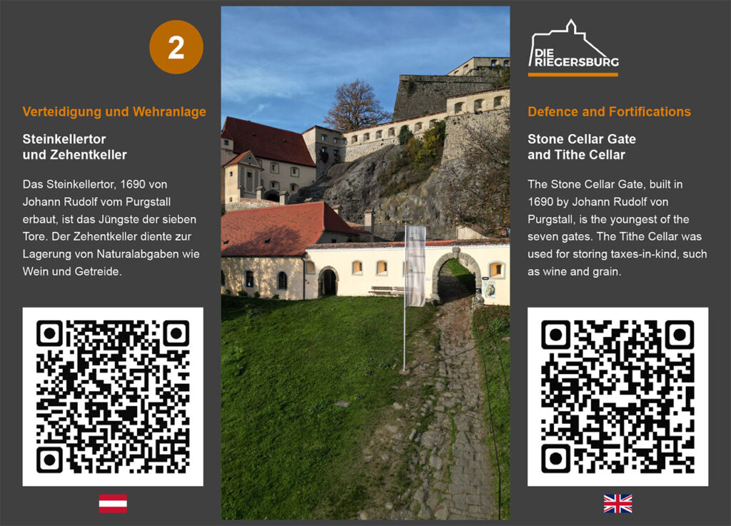 QR Erlebnisweg Pfad durch die Jahrhunderte Riegersburg